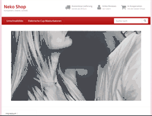 Tablet Screenshot of neko-shop.com